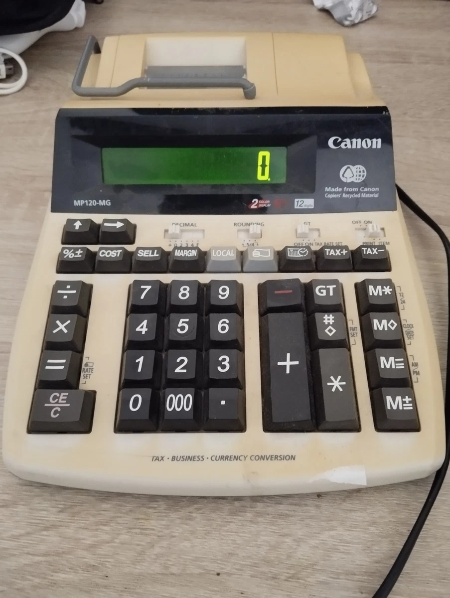 calculatrice, alimentation solaire et par piles, noir CANON - La Poste