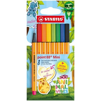 STABILO point 88 Mini Animal Vibes 8er 