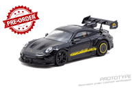 (Pre-Order) Tarmac Works 1/64 Porsche GT3RS 992.1 Mr Black Yellow Tarmac Special
