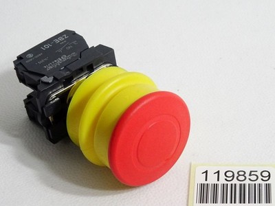 Schneider Electric Not-Aus Pilzdrucktaster + ZBE-101 + ZBE-102 / Neuwertig