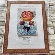 Quaker Motif Sewing Box Samplers and Such Counted Cross Stitch Chart