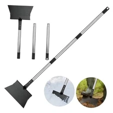 Heavy-Duty Manganese Steel Ice Scraper, Snow Shovel and Multi-Purpose Cleaning 