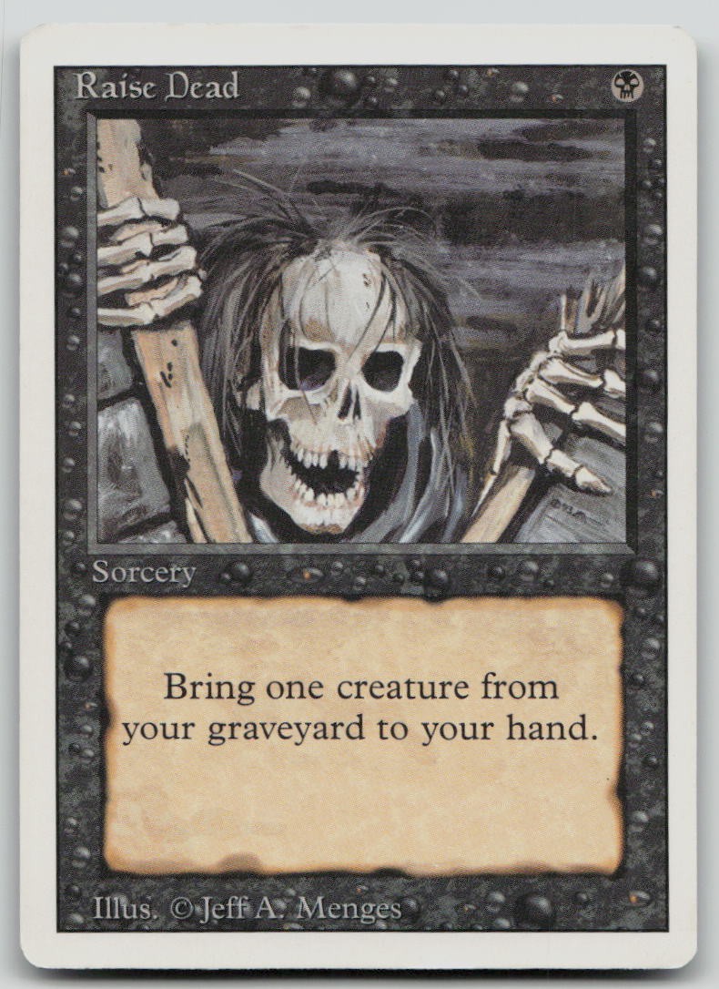 Raise Dead [Revised Edition - 124] Lightly Played Common Magic