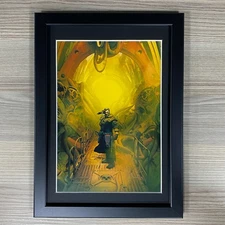 KAL JERICO FRAMED ART NECROMUNDA BOUNTY HUNTER UNDERHIVE WARHAMMER 40K 40,000