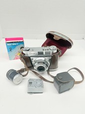 Kodak Retinette 1A 35mm Film Camera 2.8 45mm Lens  Kodak Case  Sekonic