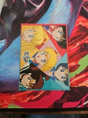 Mars Mercury Jupiter Venus Vintage Sailor Moon Trading Card DIC # 60 TOEI 