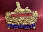 Lovely WW1/2 The Gloucestershire Regiment Enamel sweetheart Brooch w/pin