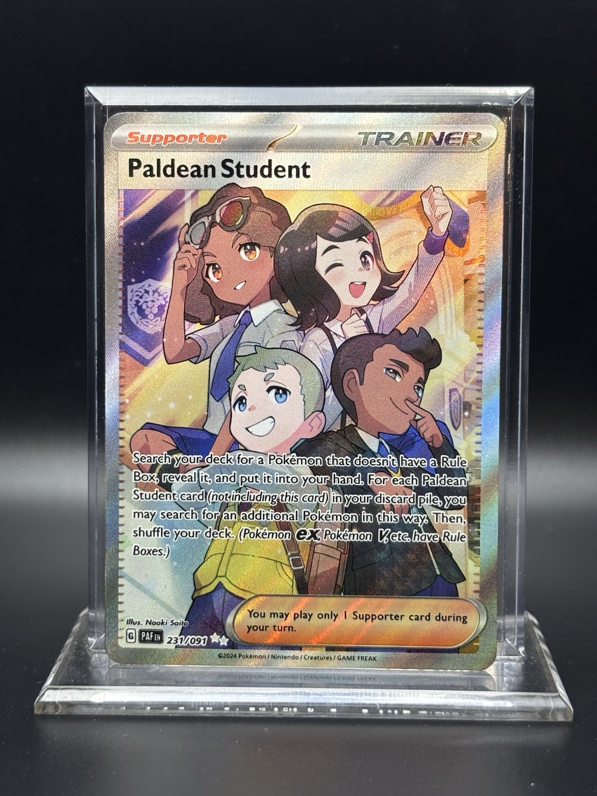 2024 Pokémon Paldean Fates - Paldean Student No. 231