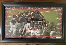 Signed Red Sox World Champions 2018 Celebration Signature Field