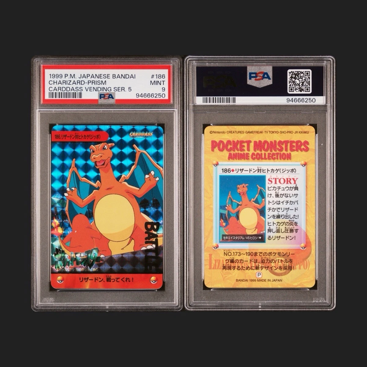 Charizard Pokémon TCG Bandai Professional Sports Authenticator