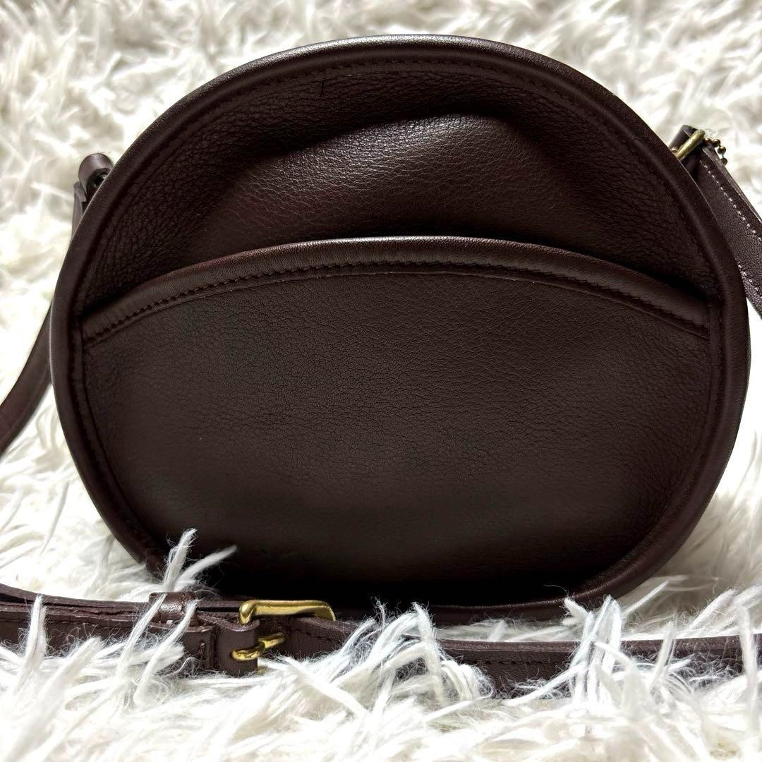 Extremely Rare Made In USA Old Coach 9982 Shoulder Bag Dark Brown