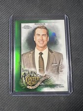2022 Topps Allen and Ginter Chrome Rob Riggle #189 - Green Refractor  #95/99