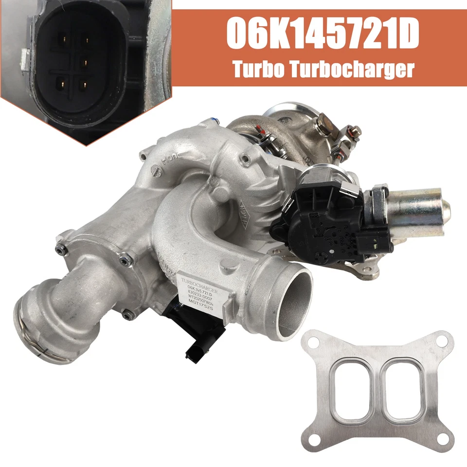 Turbo Turbocharger 06K145721D for Volkswagen Beetle 2014-2017 Jetta 2014~2018 Foto 4 de 4