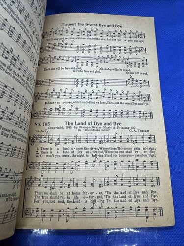 Grenzenlose Liebe Gesangbuch von Vaughan, 1949 Kirche Evangelium Taschenbuch - Bild 7 von 8
