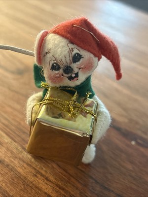 Adorable Small Annalee Mouse With Gift Ornament (H5)