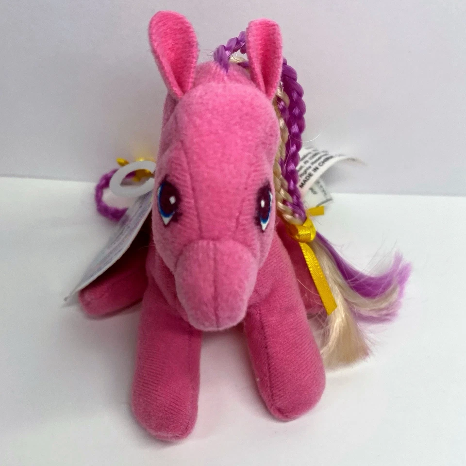 "Bolsa de frijoles Sundance My Little Pony de colección 4"" Hasbro 1998 rosa MLP" Foto 4 de 4