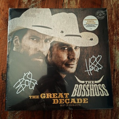 THE BossHoos The Great Decade (Best Of 2006-2016) 2- Vinyl LP'S SIGNIERT LIMITED