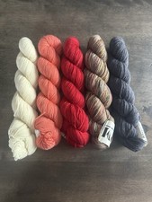 Koigu Wool Designs Yarn KPPPM 100 Merino Wool 175y/50g ASSRTD Lot Of 5