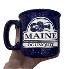 MAINE OGUNQUIT COFFEE MUG.  MAINE OFUNQUIT MUG.  EMBOSSED MAINE Deco Mug. B325
