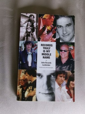 RECORDS TRULY IS MY MIDDLE NAME JOHN RECORDS LANDECKER WLS DJ SOFT COVER BOOK