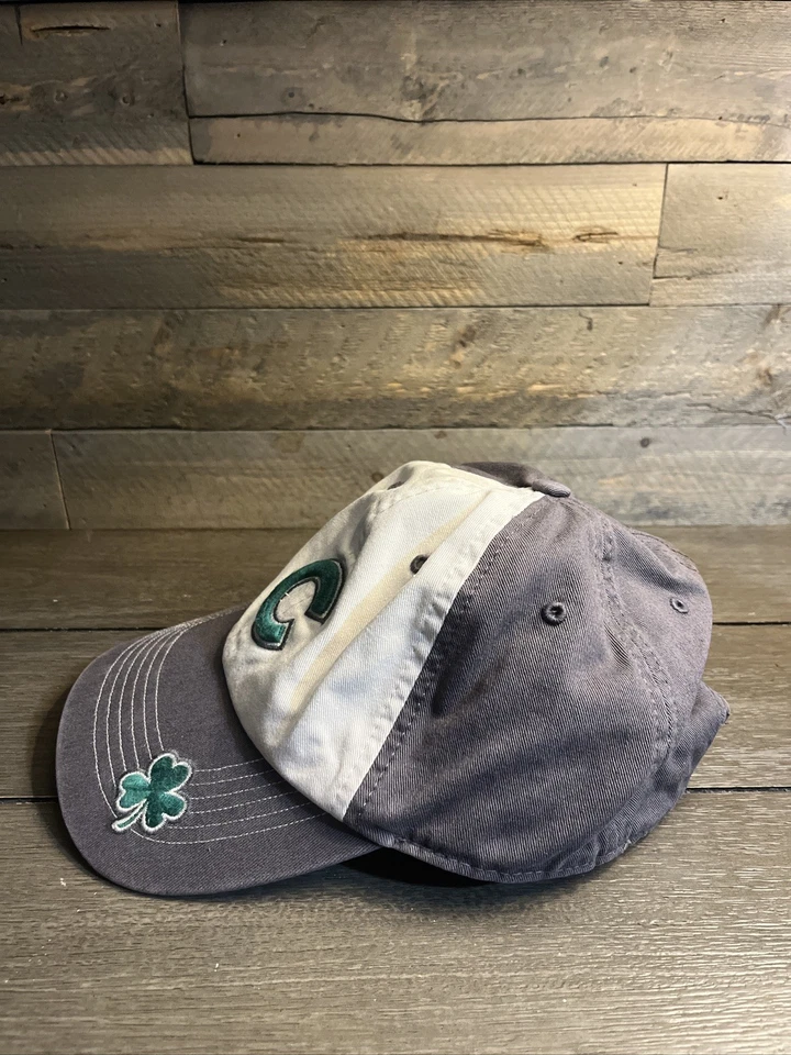 47 Marca Chicago Cubs Trébol Gorra de Béisbol Gris Verde Logo Papá Gorra Correa Foto 4 de 4