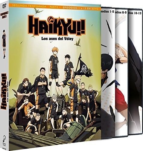 Haikyu!! Los Ases Del Voley -Blu-Ray Edición Coleccionistas Temporada 2 Parte 1