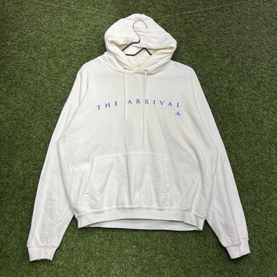 Vintage The Arrival Movie Promo Hoodie Mens XL Pullover USA Made 90s Spellout