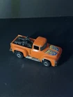 Hot Wheels Blackwall 1977 56 Hi Tail Hauler Orange Truck w/ Black Motorcycles