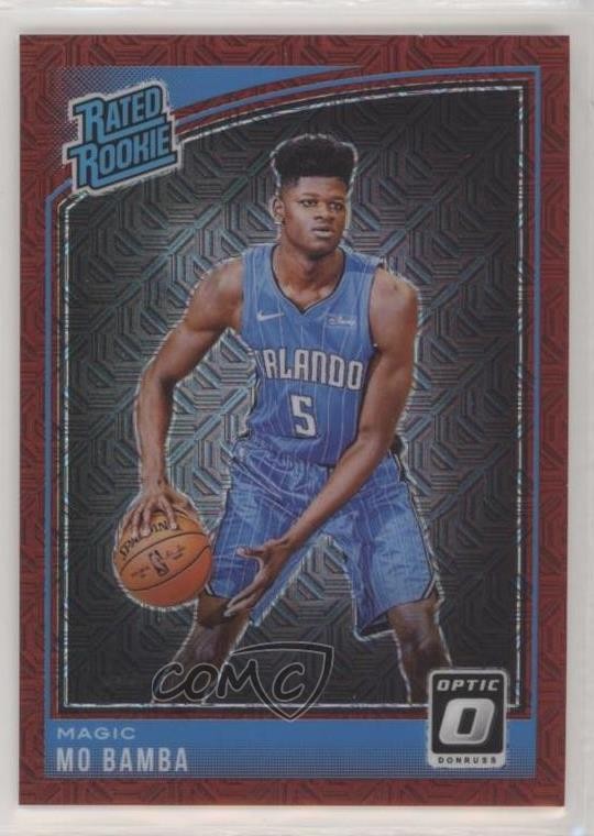 2018-19 Panini Donruss Optic Rated Rookie Choice Red Prizm /88 Mo Bamba #160 5l1