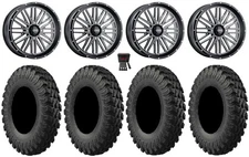ITP Momentum 22" Wheels Milled 35" MotoRally Tires Can-Am Renegade Outlander