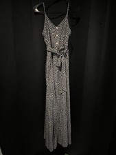 Black And White Maxi Dress, Size Medium