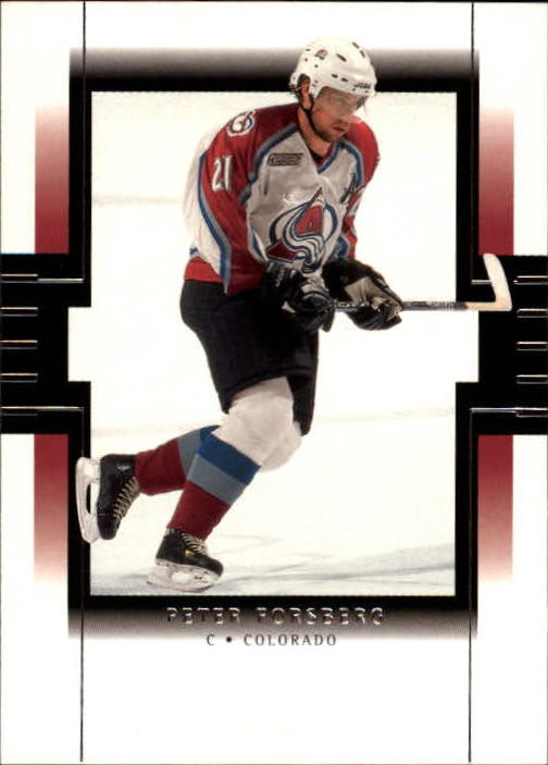 Peter Forsberg #26 Hockey Cards 1999 SP Authentic trading card — raw and PSA graded price guide