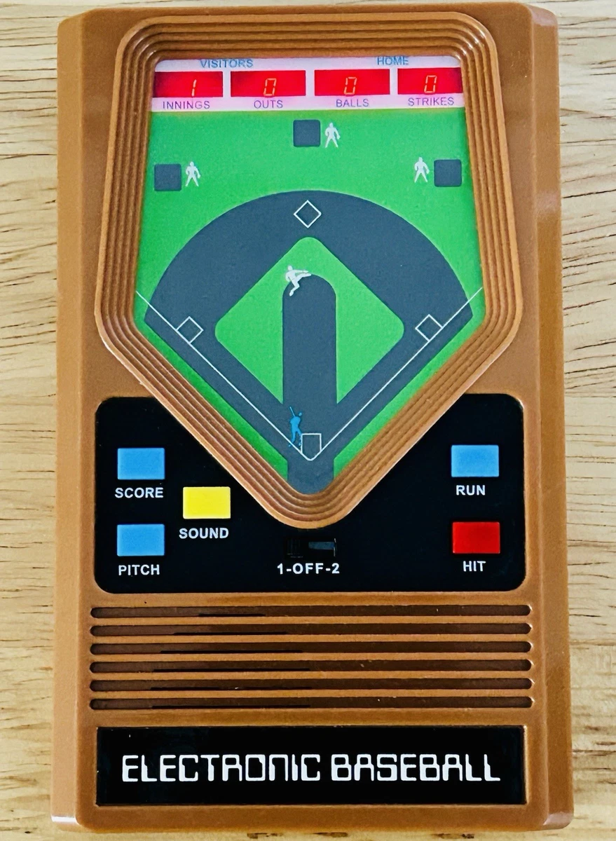 Mattel Electronic Classic Baseball Handheld Retro Game