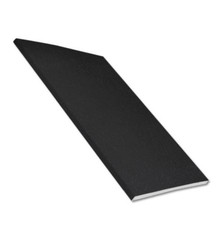 200mm UPVC Flat Soffit Board Black Ash Grained - Pack of 2 x 5mt Lengths (10mt)