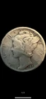 VG+ 1925-S Mercury 90% Silver Dime
