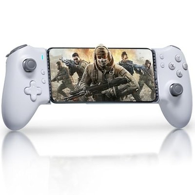 EASYSMX M15 MOBILE GAMING CONTROLLER ANDROID/IPHONE 15 SERIES STYLUS PEN - WHITE
