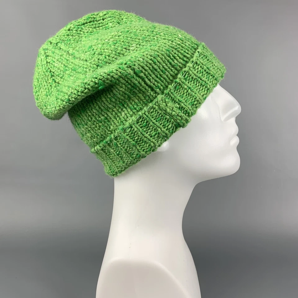 NUEVO SCOTLAND gorro de cachemir tejido verde Foto 3 de 4