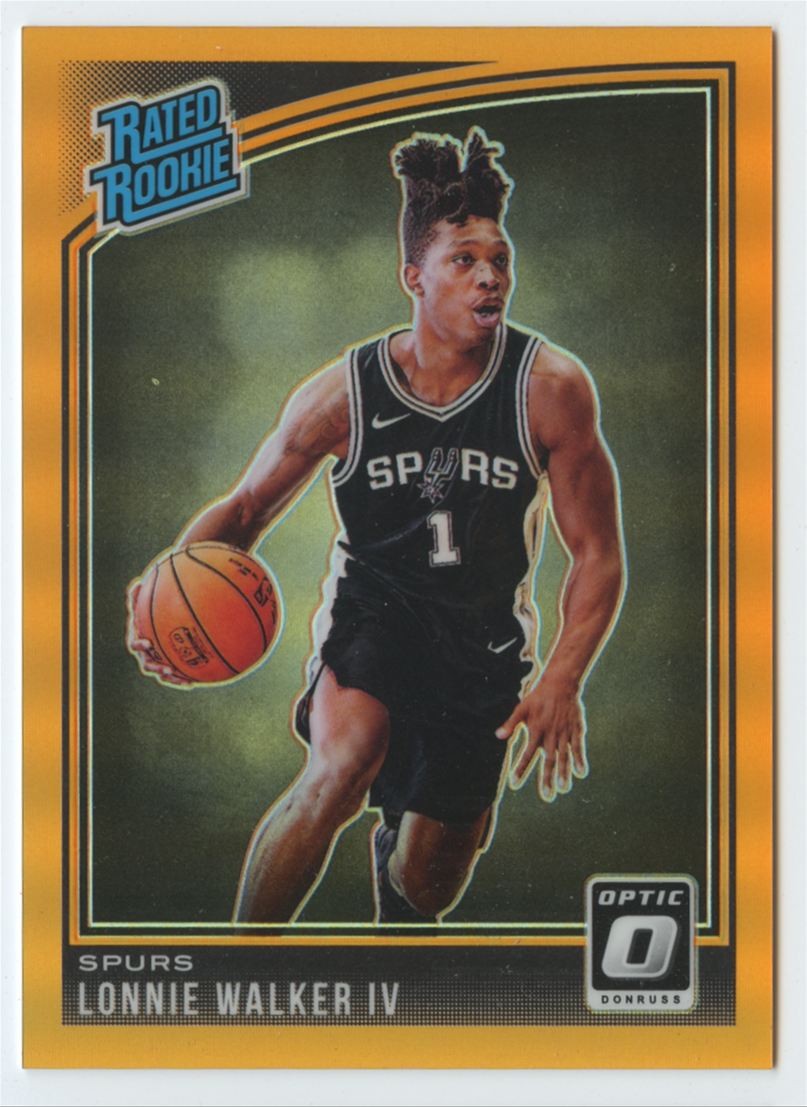 2018-19 Donruss Optic #174 Lonnie Walker IV Orange #/199