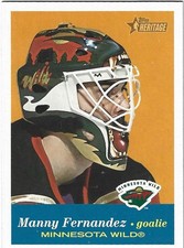 2001-02 Topps Heritage - Manny Fernandez #67 Minnesota Wild