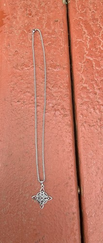 Celtic Cross Necklace. Irish Christian 1" Pendant - Picture 5 of 8