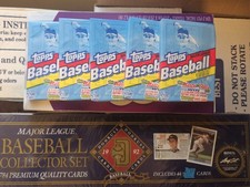 1992 Topps Baseball  Cards Wax Packs & 1992 Donruss Complete Set Rated Cards