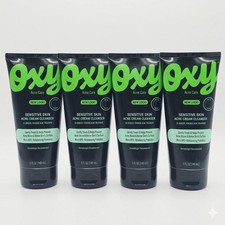 Lot of 4 - OXY Sensitive Skin Acne Cream Cleanser - 5 FL OZ each Exp 12/26