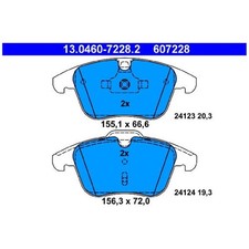 Satz Bremsbeläge Bremsklötze vorne für Ford S-MAX WA6 | 24144051