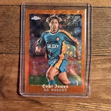 2025 Topps Chrome MLS Cobi Jones Topps 30th Anniversary Orange Donut Holes /25
