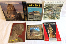 6x Greece books - Delphi, Athens, Acropolis of Athens, Meteora, Saronic Islands