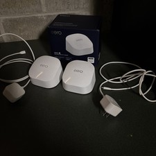 EERO 6 Dual-Band Mesh Wi-Fi System 1-Router  1 Extenders N010001/Q010001 