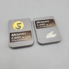 Sony Playstation PS1 Memory Card Lot of 2 - 9