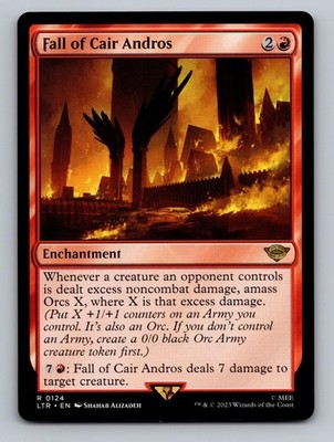 FALL OF CAIR ANDROS 124 UNIVERSES BEYOND: LotR: TALES OF MIDDLE-EARTH MTG