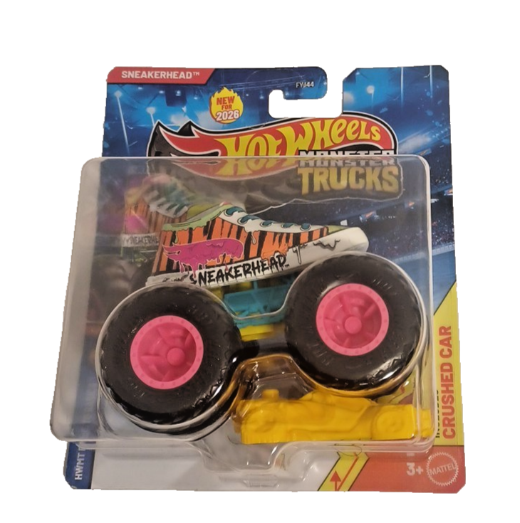 2026 Hot Wheels Monster Trucks Sneakerhead HWMT Back to Basics 4/8