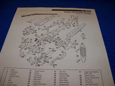 L.C. SMITH DOUBLE S/S SHOTGUN & LEE STRAIGHT-PULL ..LEGEND/EXPLODED VIEW (658PP)